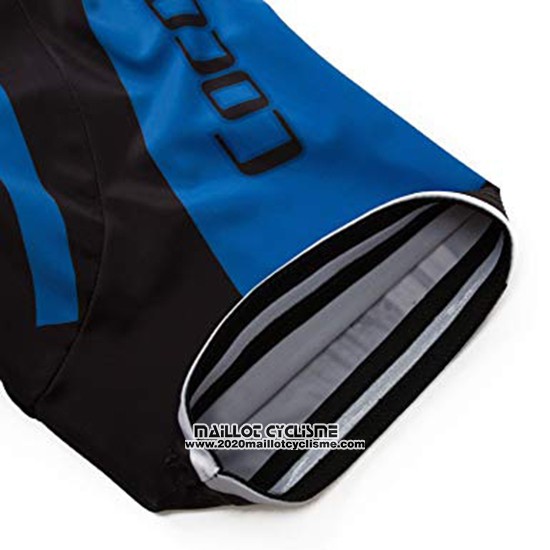 2019 Maillot Ciclismo Coconut Ropamo Bleu Blanc Manches Courtes et Cuissard